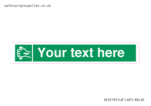 Custom Pull Bar Sign